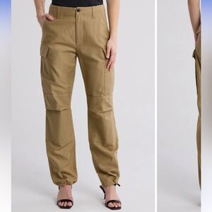 Rag & Bone Tan Cargo Pants with Relaxed Fit